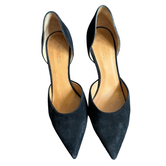 Vince Black Suede Heels, Size 9M - Picture 3 of 6